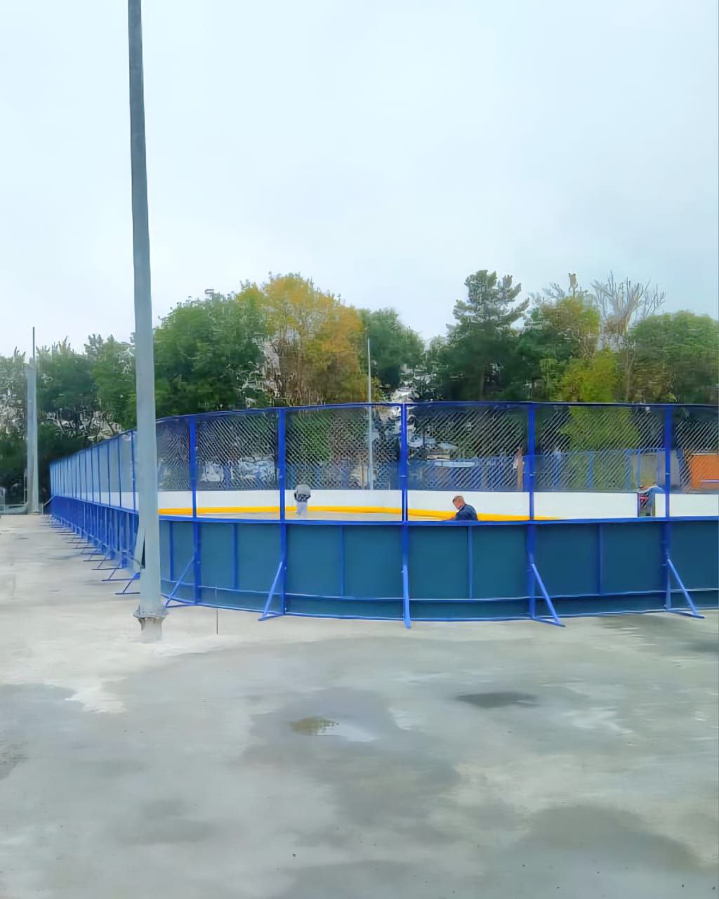 В Сердобске обустраивают «умную» спортивную площадку у школы №1