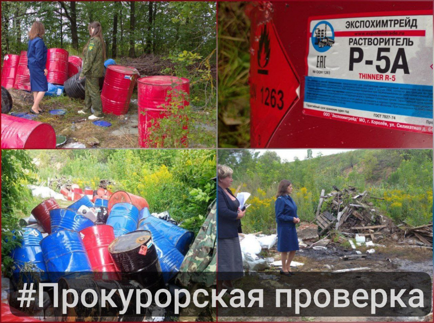 В Туле нашли свалку с бочками из-под растворителя: прокуратура начала проверку