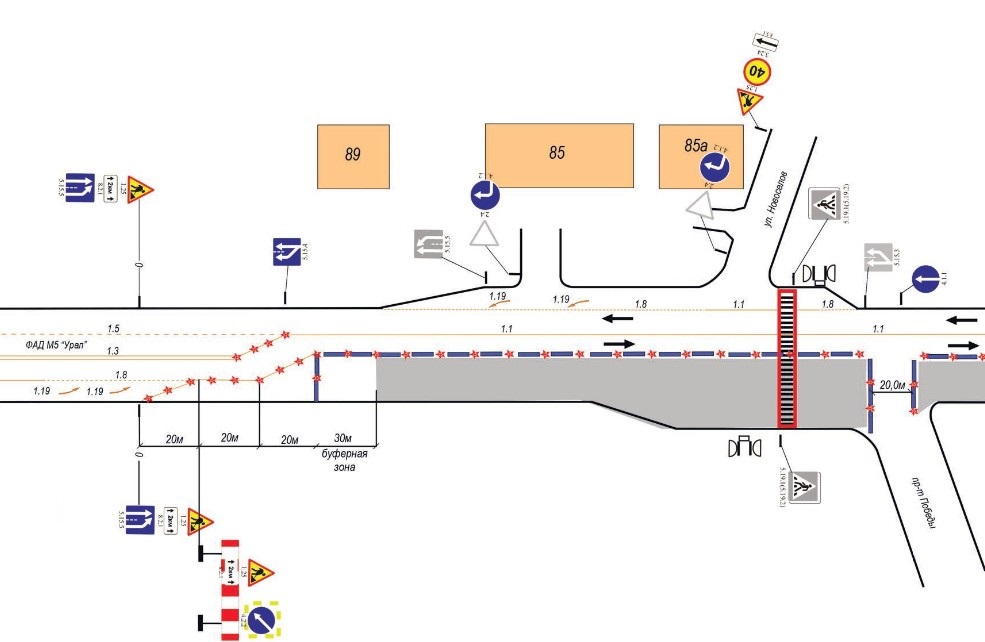 Выезд из микрорайона Заря в Пензе на трассу М-5 изменится с 30 августа