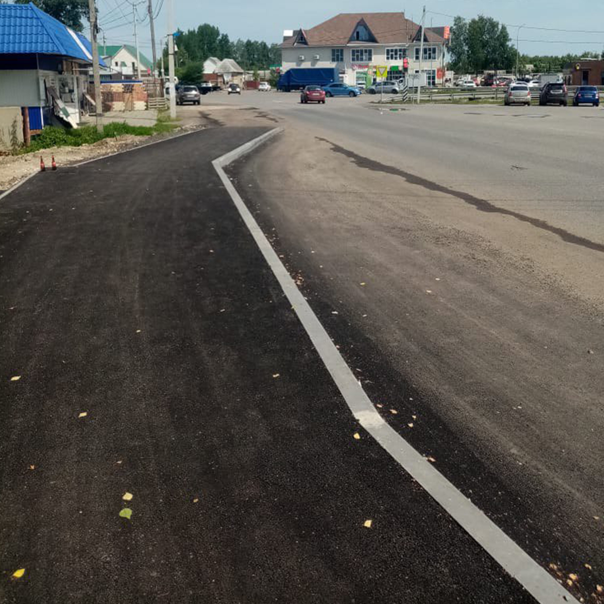 Асфальт, бордюры и порядок: улица Сергеева в Нижнем Ломове преобразилась