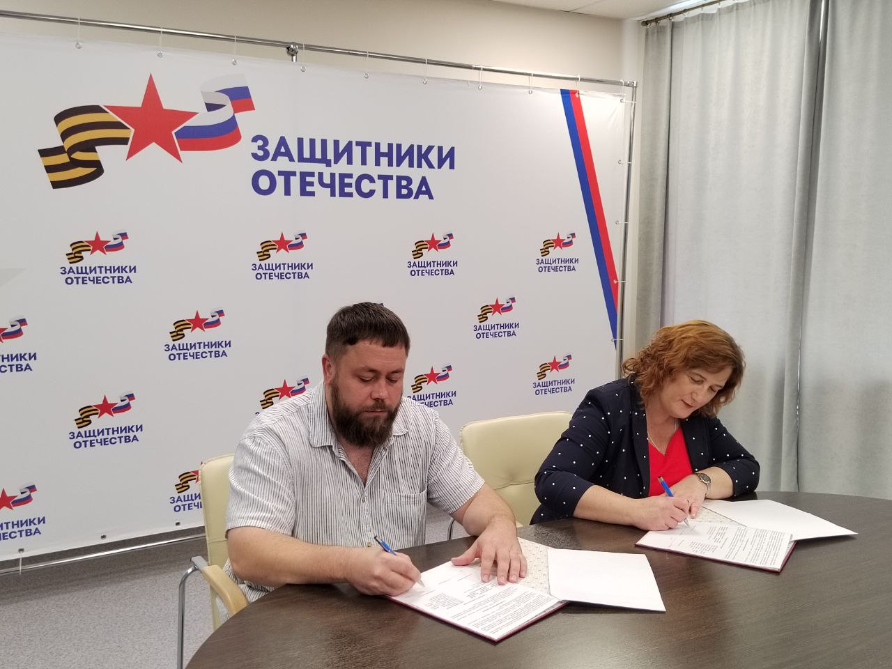 Ольга Клейменова и Валерий Чуйков подписали соглашение о помощи ветеранам СВО