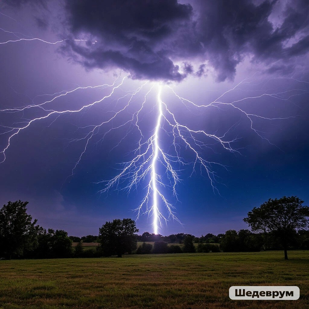 В Кузнецком районе пожар на кухне устроила молния