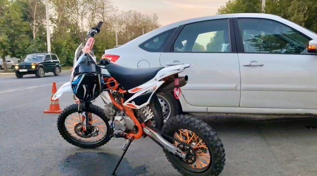 14-летний подросток на питбайке пострадал в ДТП в Пензе