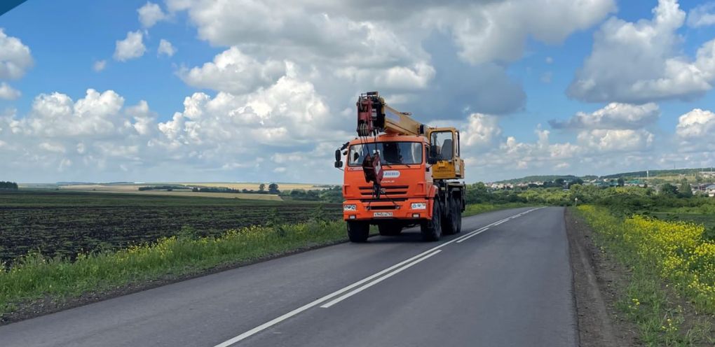 В Пензенской области отремонтировали 3 км дороги к селу Большая Елань