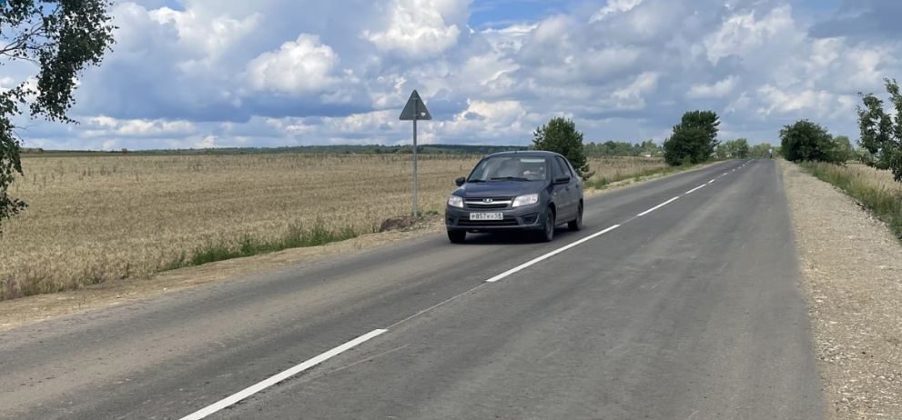 В Сосновоборском районе отремонтировали более 6 км дороги по нацпроекту