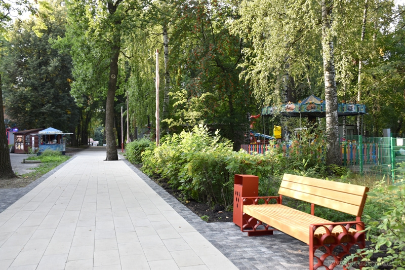 Пензенский Парк Белинского благоустроен на 80%