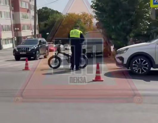 В Пензе утром 18 августа велосипедист угодил под колеса авто