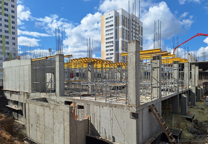 В пензенской мэрии рассказали, как идет строительство новой школы в Арбеково