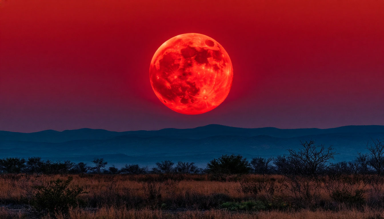 Кровавая луна озарит небо Пензы 7 сентября