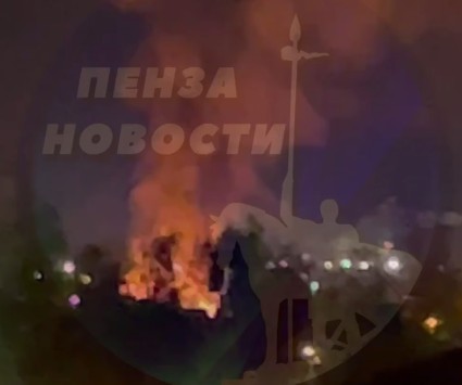 Ночью 24 сентября в пензенском Шуисте огнем охватило частный дом