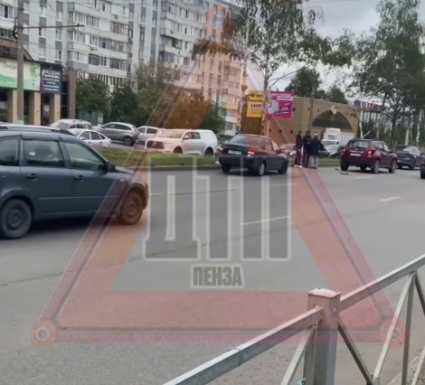 Два ДТП с участием нескольких автомобилей произошли в Пензе 5 сентября