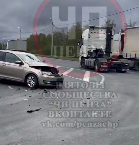 ДТП с фурой и легковушкой на трассе М5 в Пензенской области случилось 4 сентября