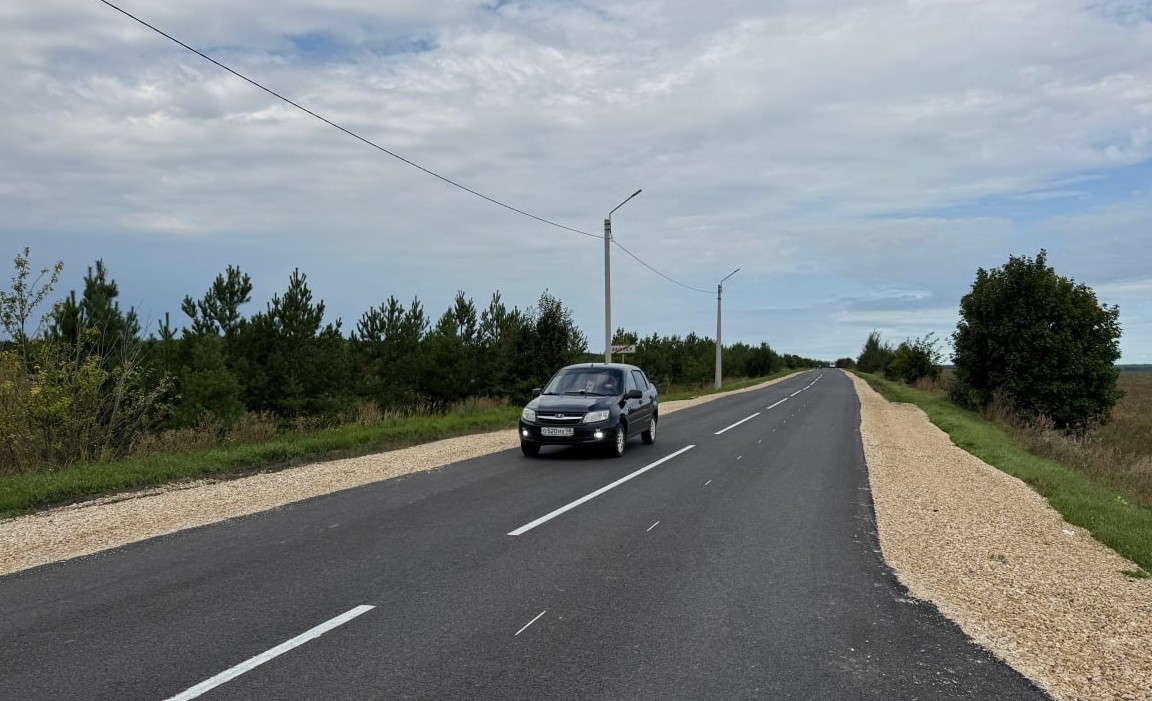 В Пензенской области отремонтировали 3 км дороги к Вадинску