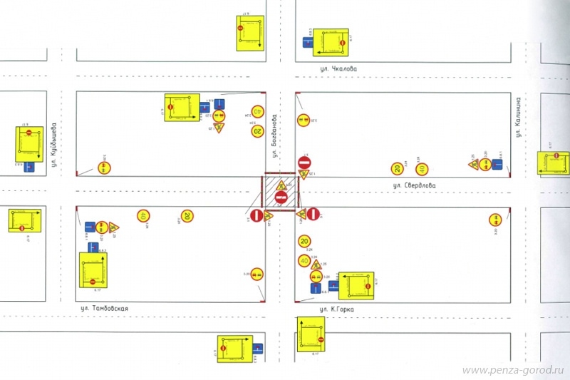 На улице Свердлова в Пензе продлили ограничение движения до 5 октября