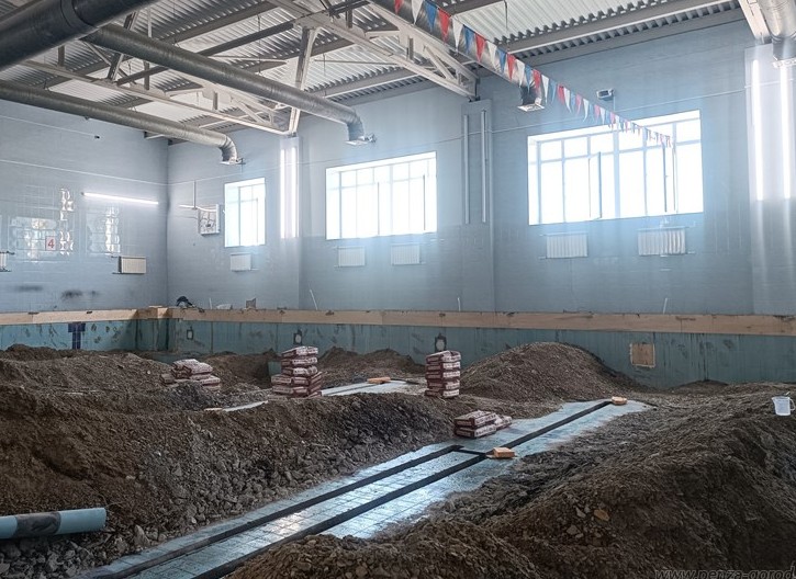 В Пензе капитальный ремонт бассейна в СШОР Горизонт завершится в декабре