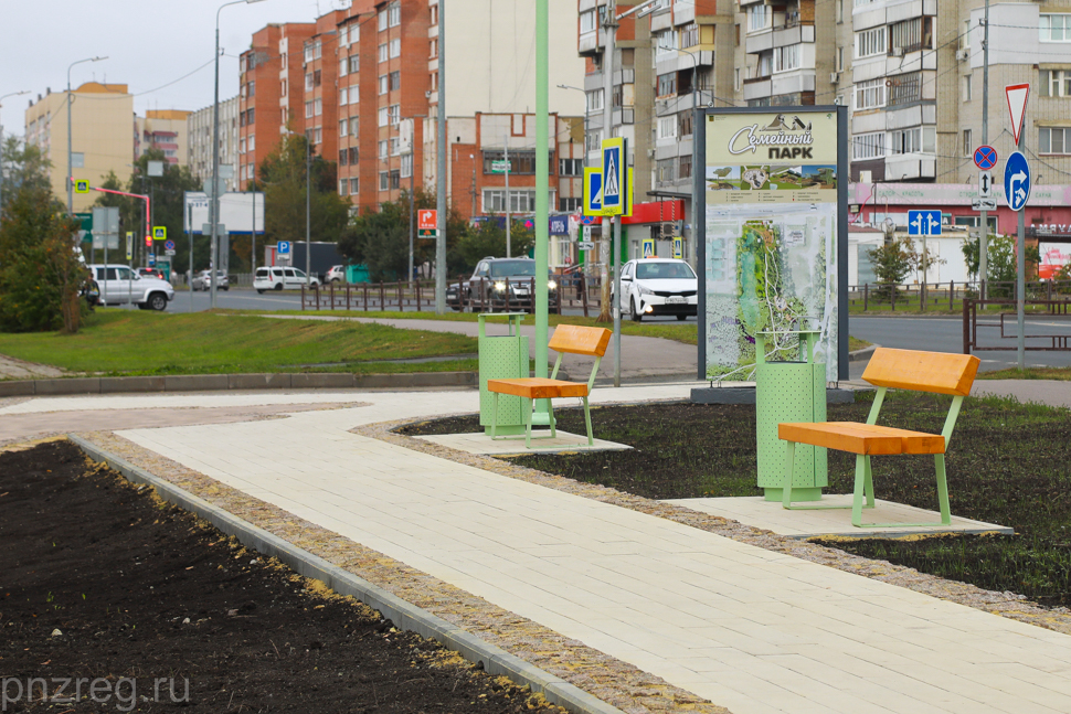 Как еще изменится сквер Семейный на ГПЗ: лавочки, площадки и новые зоны отдыха