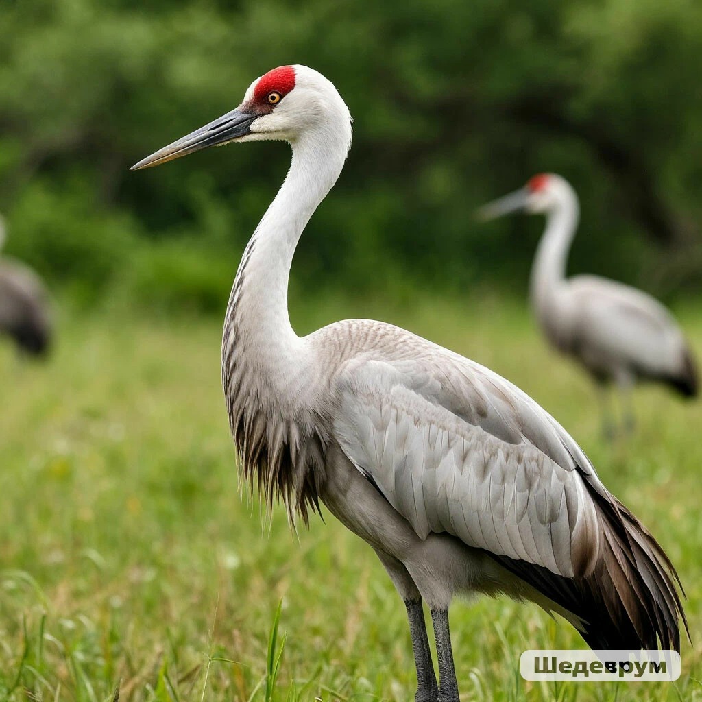 В пензенском зоопарке появился редкий даурский журавль