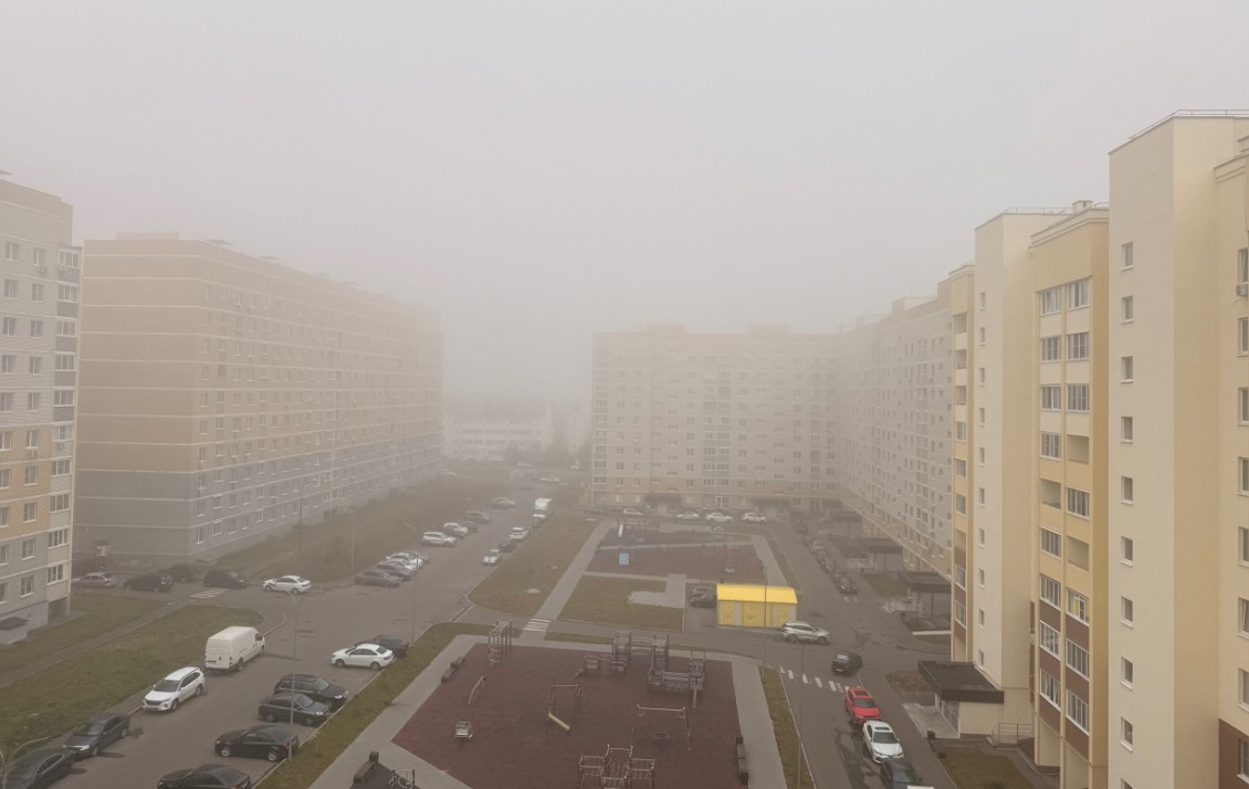 Пенза встретила утро 8 октября в густой пелене тумана