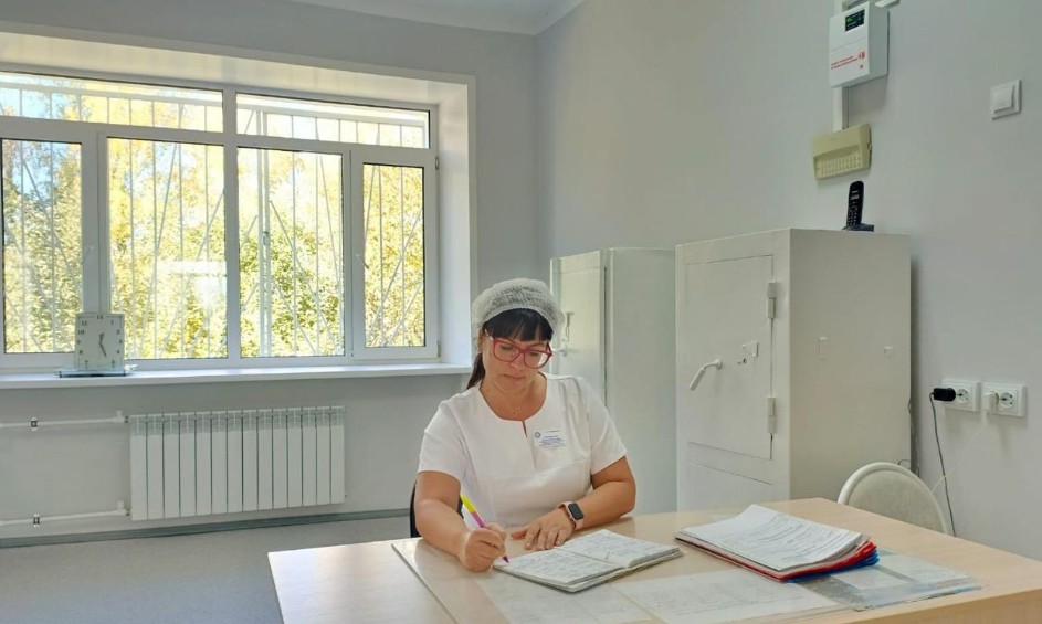 В селе Кузнецкого района скоро откроется обновленная амбулатория