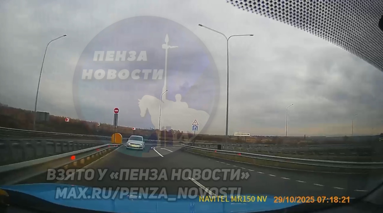 Пензенец едва не устроил аварию из-за путаницы на дороге в Арбековской заставе