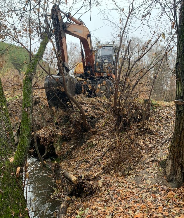 В Кузнецке расчистили русло реки Труев для предотвращения паводков