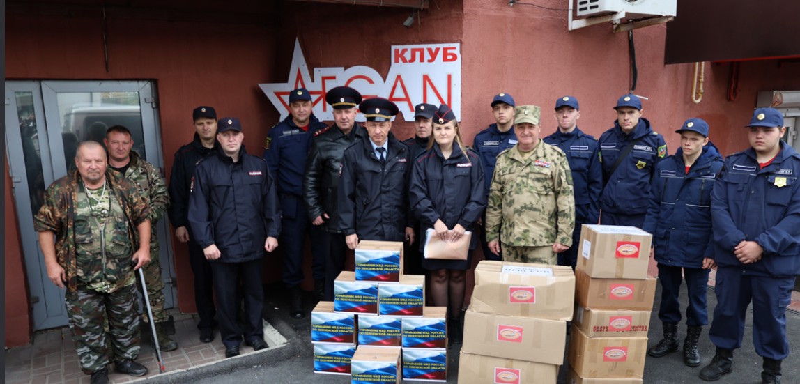 Пензенские полицейские и школьники отправили помощь бойцам на передовую