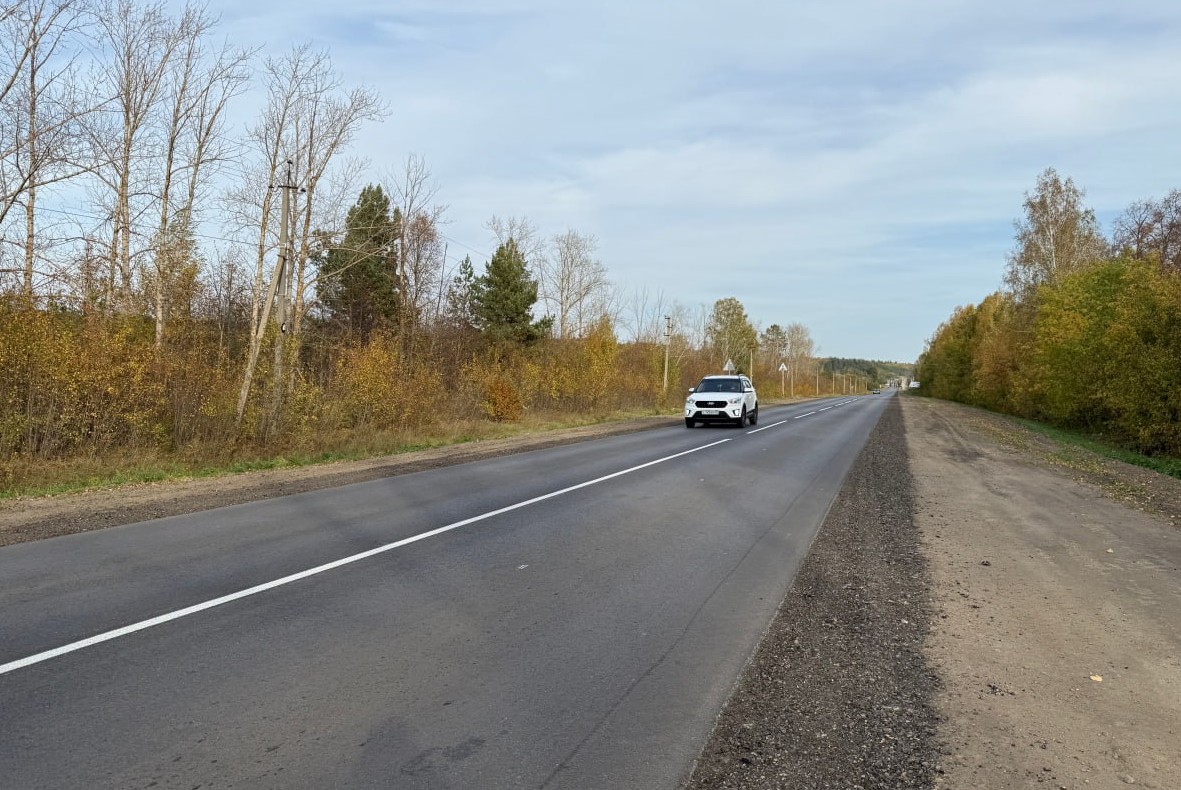 Ремонт подъезда к Кузнецку завершен, дорога введена в эксплуатацию