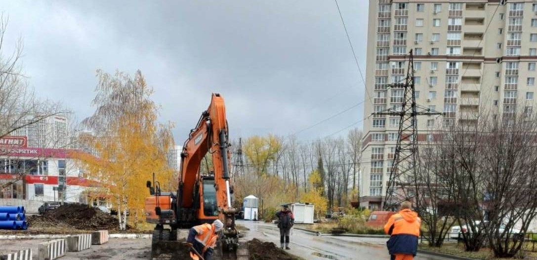 В районе ГПЗ-24 начали строительство нового магистрального водопровода