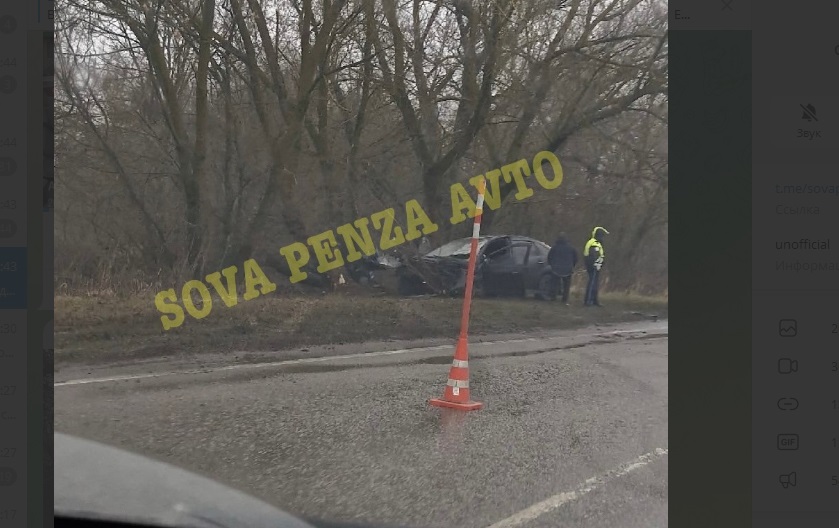 Крупное ДТП на выезде из Сердобска произошло днем 22 ноября