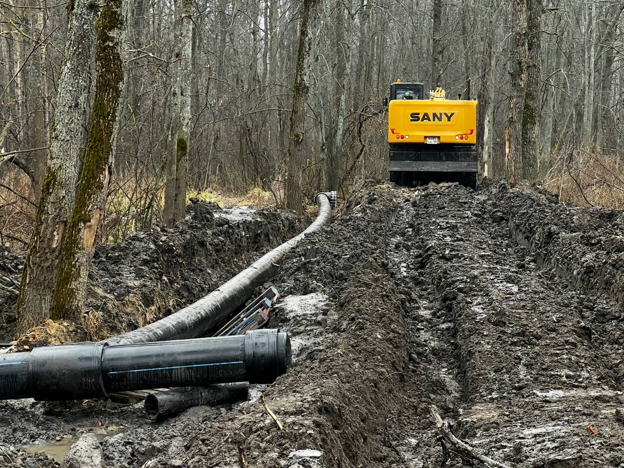 В Пензе завершен первый этап реконструкции канализационного коллектора в Ахунах