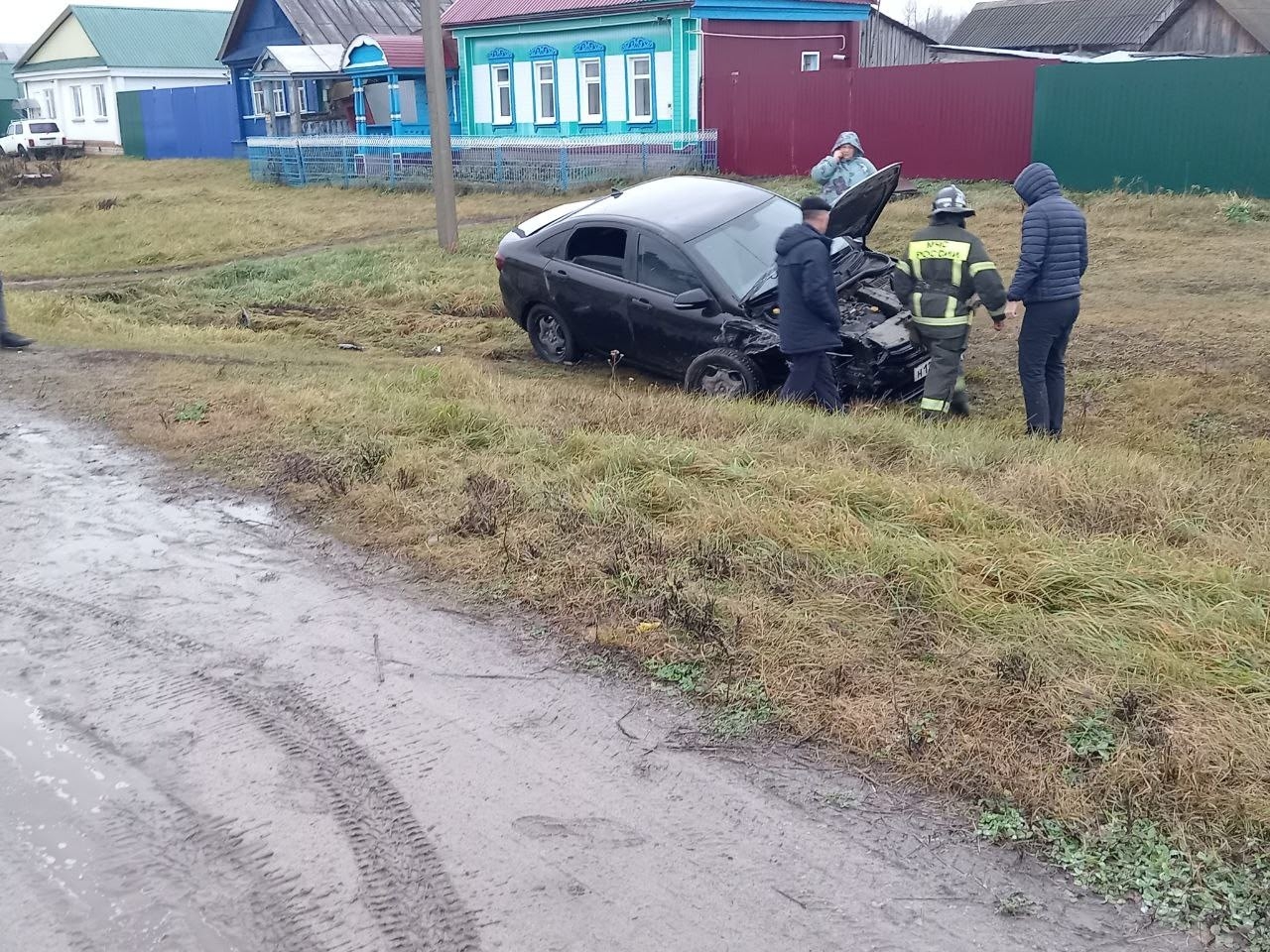 В ГИБДД рассказали подробности аварии в Городищенском районе с двумя авто