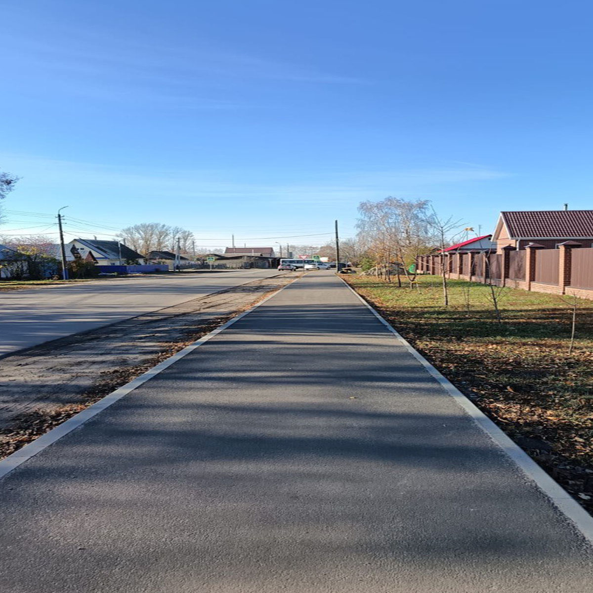 На улице Лесной в Сердобске появилась новая пешеходная зона благодаря нацпроекту