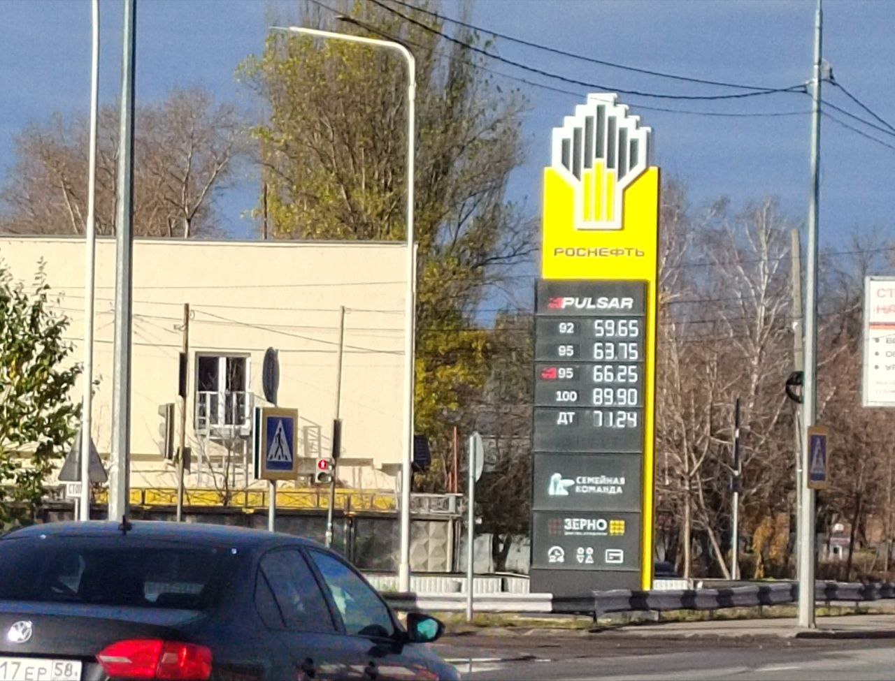 Пензенские заправки вновь подняли цены в воскресение