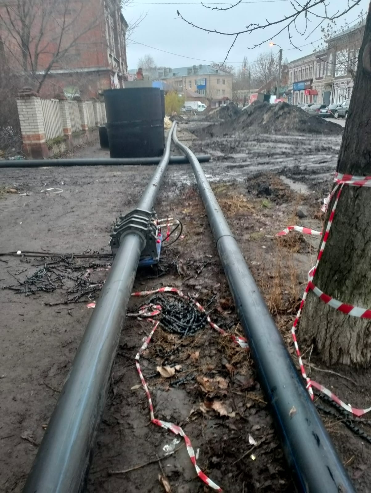 В Кузнецке подрядчику поручили ускорить темп работ на улице Кирова