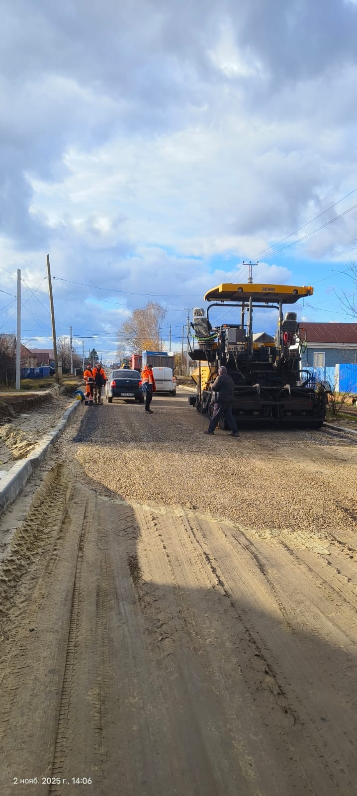 В Кузнецке завершают капремонт дороги по Аэродромному проезду