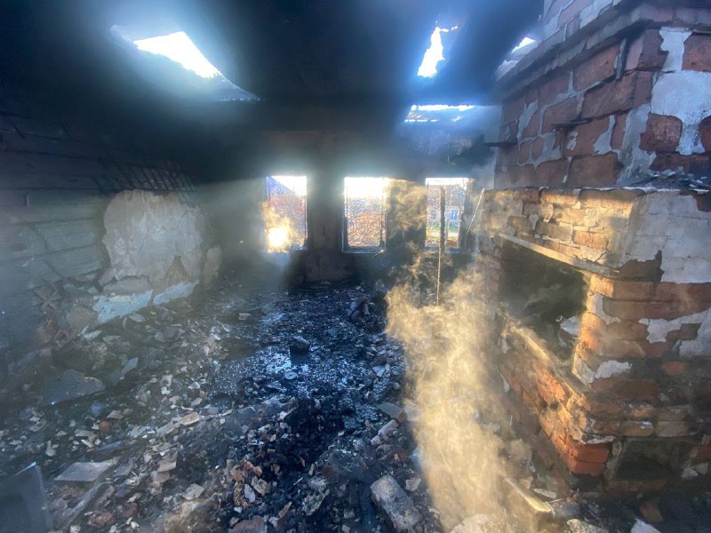 Следователи начали проверку по факту гибели мужчины в результате пожара в Лунино