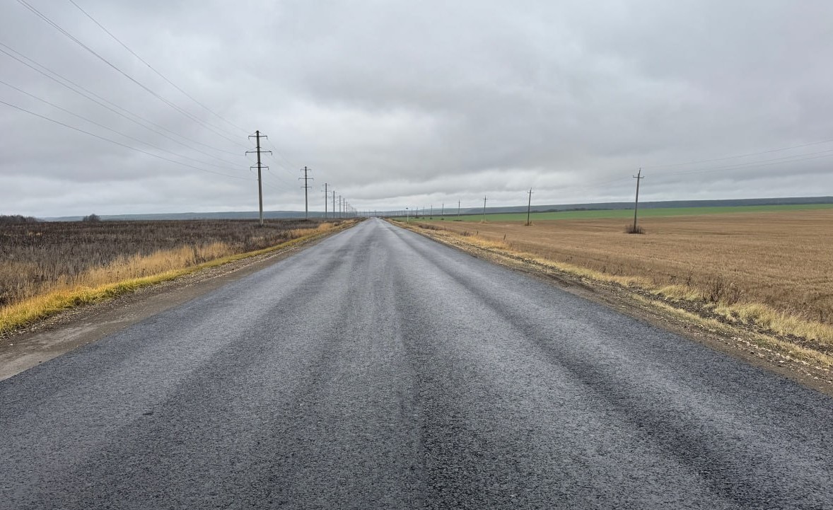 В Пензенской области обновили более 7 км дороги Сосновоборск — Никольск