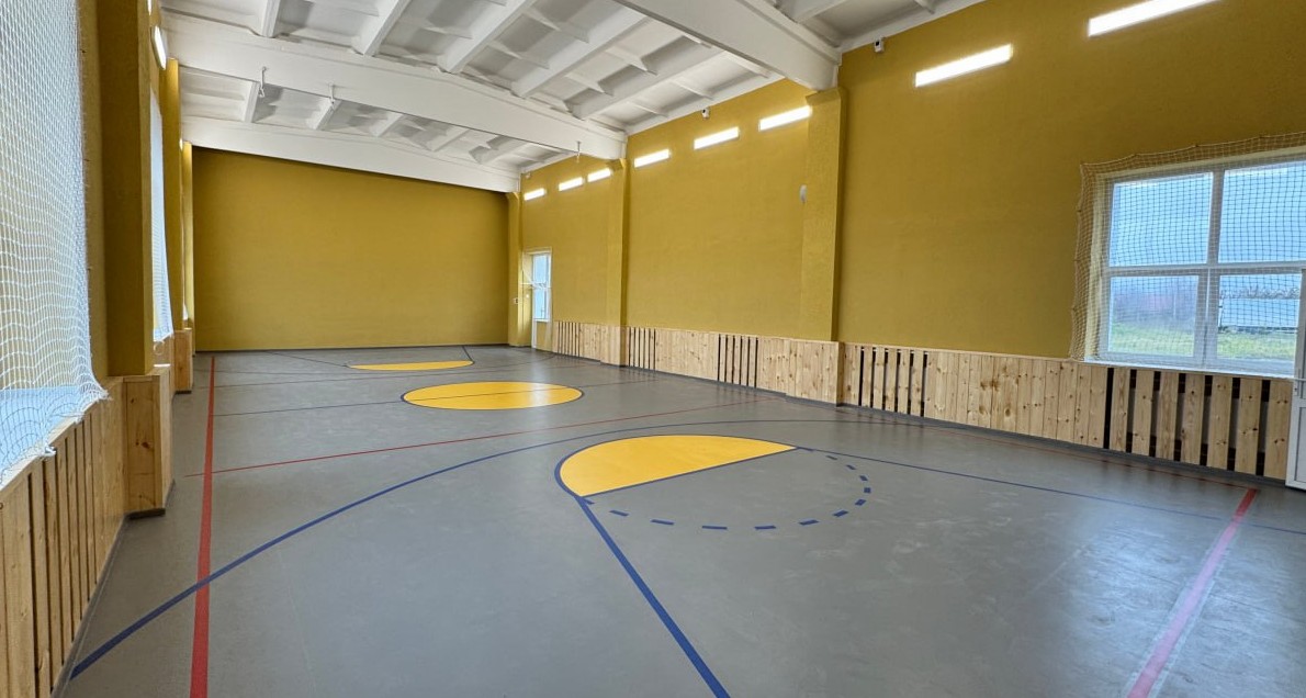 Спортзал Башмаковского техникума готов раньше срока