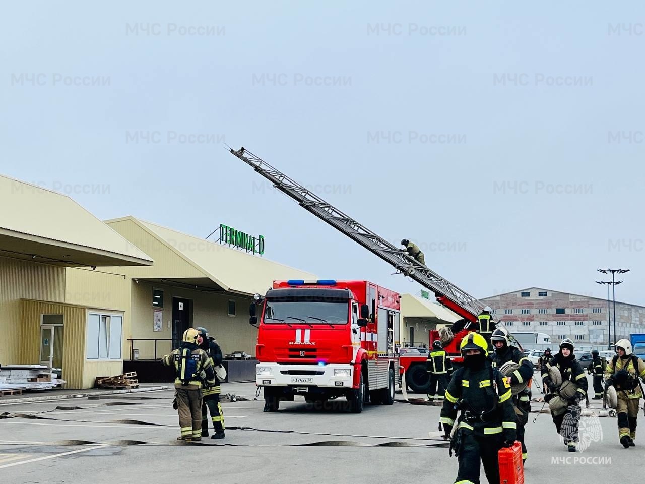 В Кузнецке прошли масштабные пожарно-тактические учения