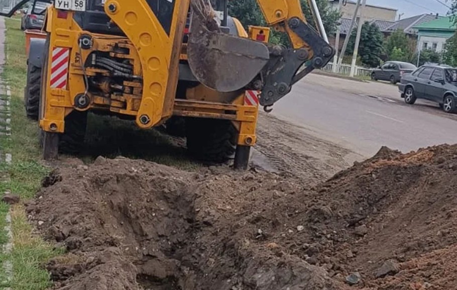 В Беково полностью обновили водопровод на улице Советской