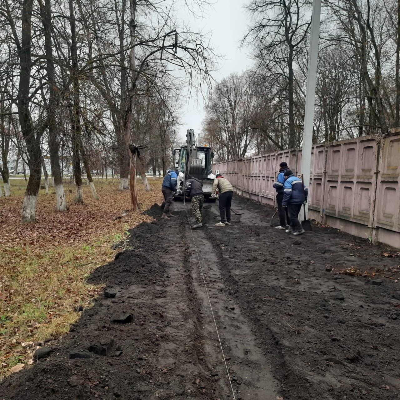 В Сердобске благоустраивают пешеходную зону на улице Горького
