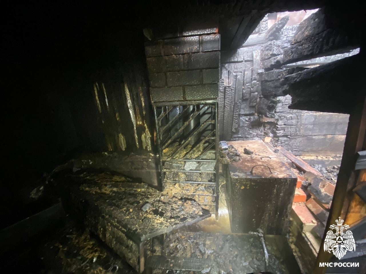 В Кузнецке ранним утром 18 декабря сгорела баня