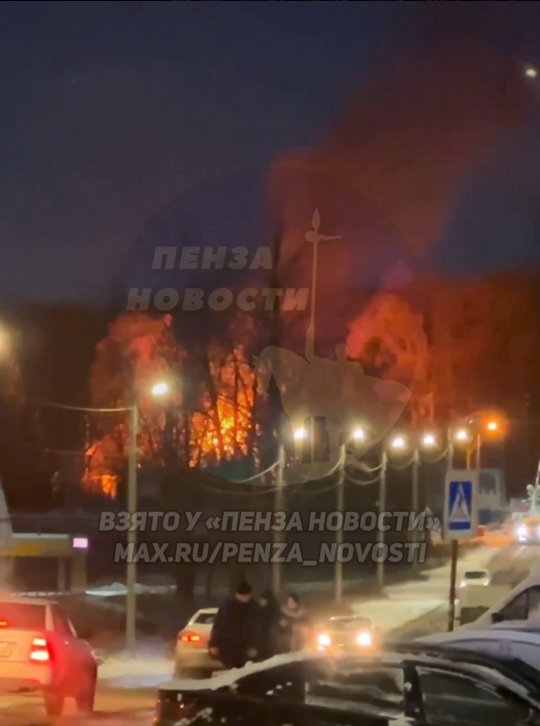 В Пензе на улице Арбековской из пожара успели вытащить баллоны с пропаном