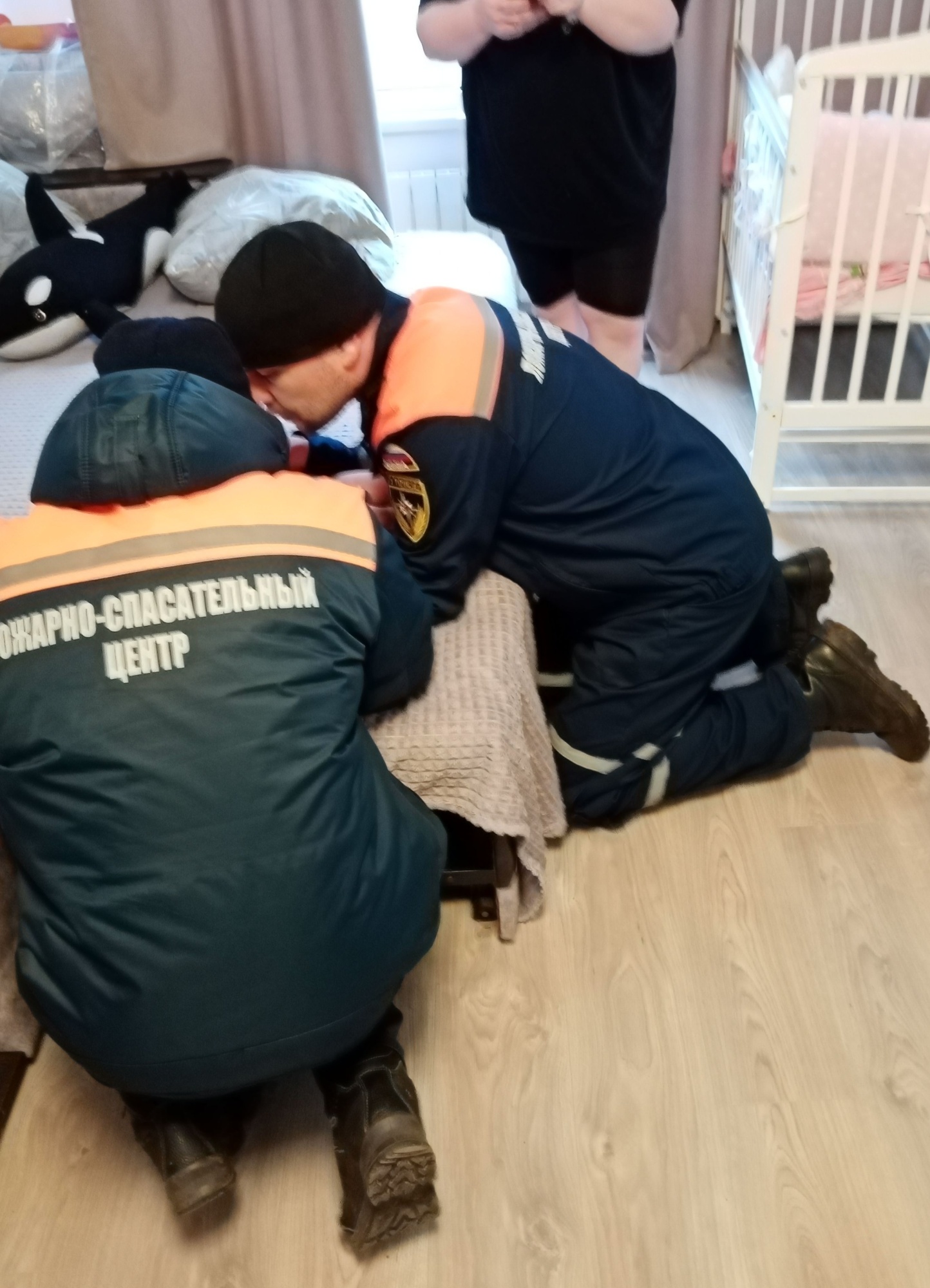 В Пензенской области спасатели помогли ребенку, запутавшемуся в цепочке