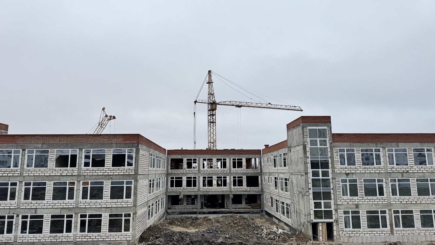 В пензенском Арбеково набирает темп строительство школы на 550 мест