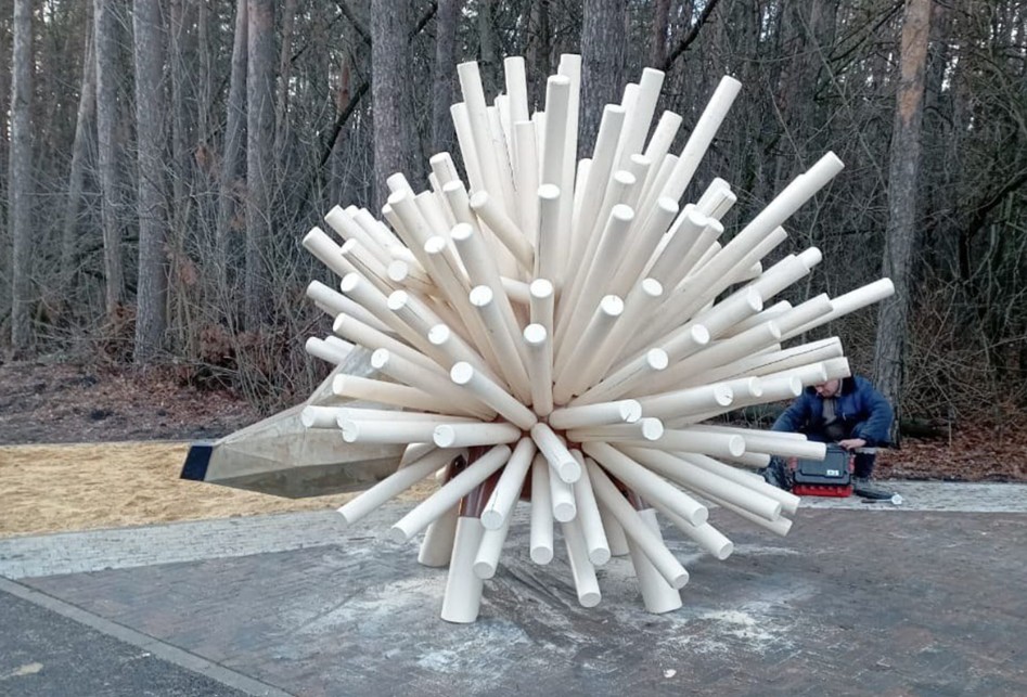 В Сердобске на обновленной семейной аллее появились скейт-парк и арт-объект