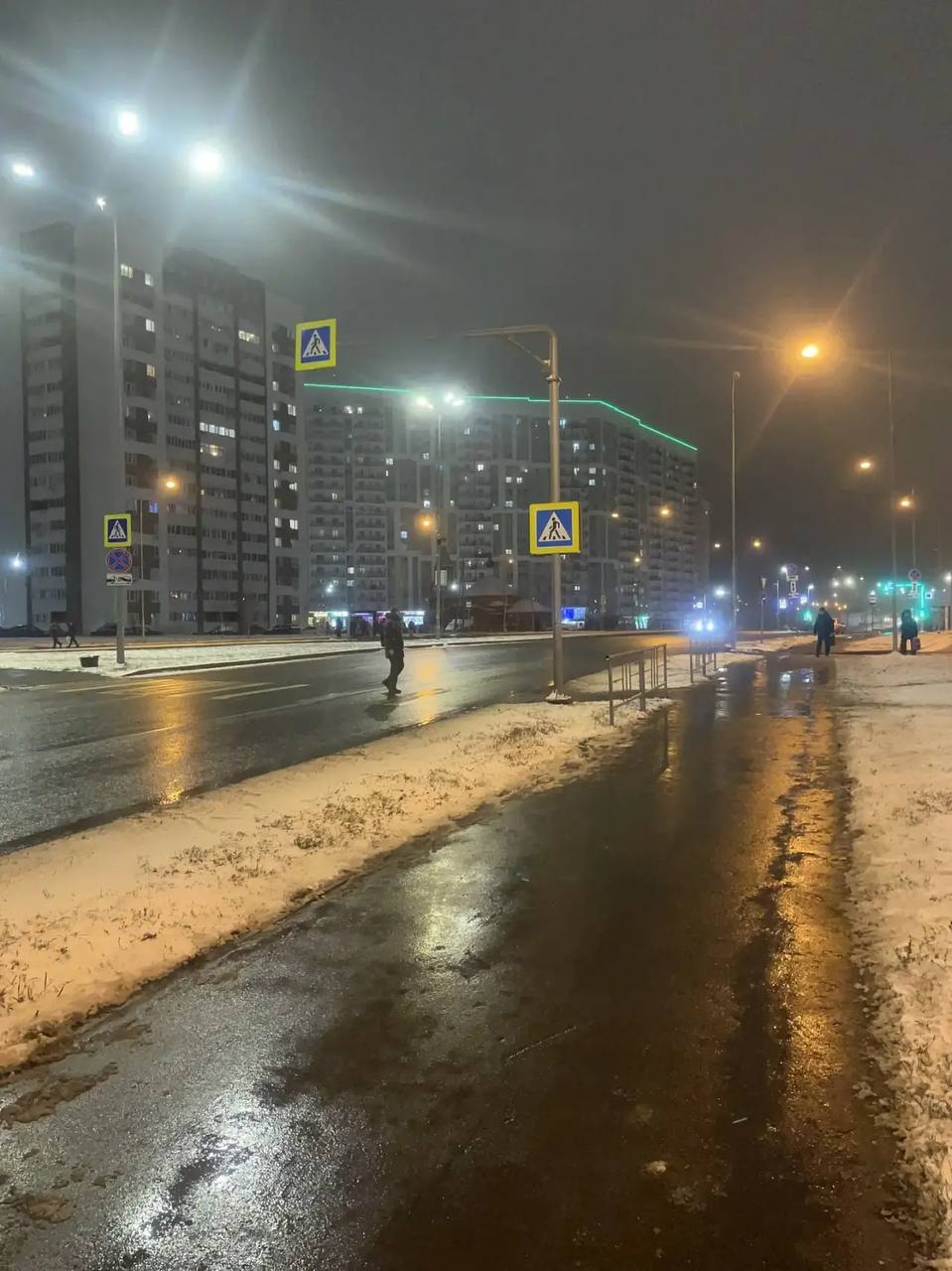 В Пензе восстановили освещение на опасной зебре после аварии с ребенком