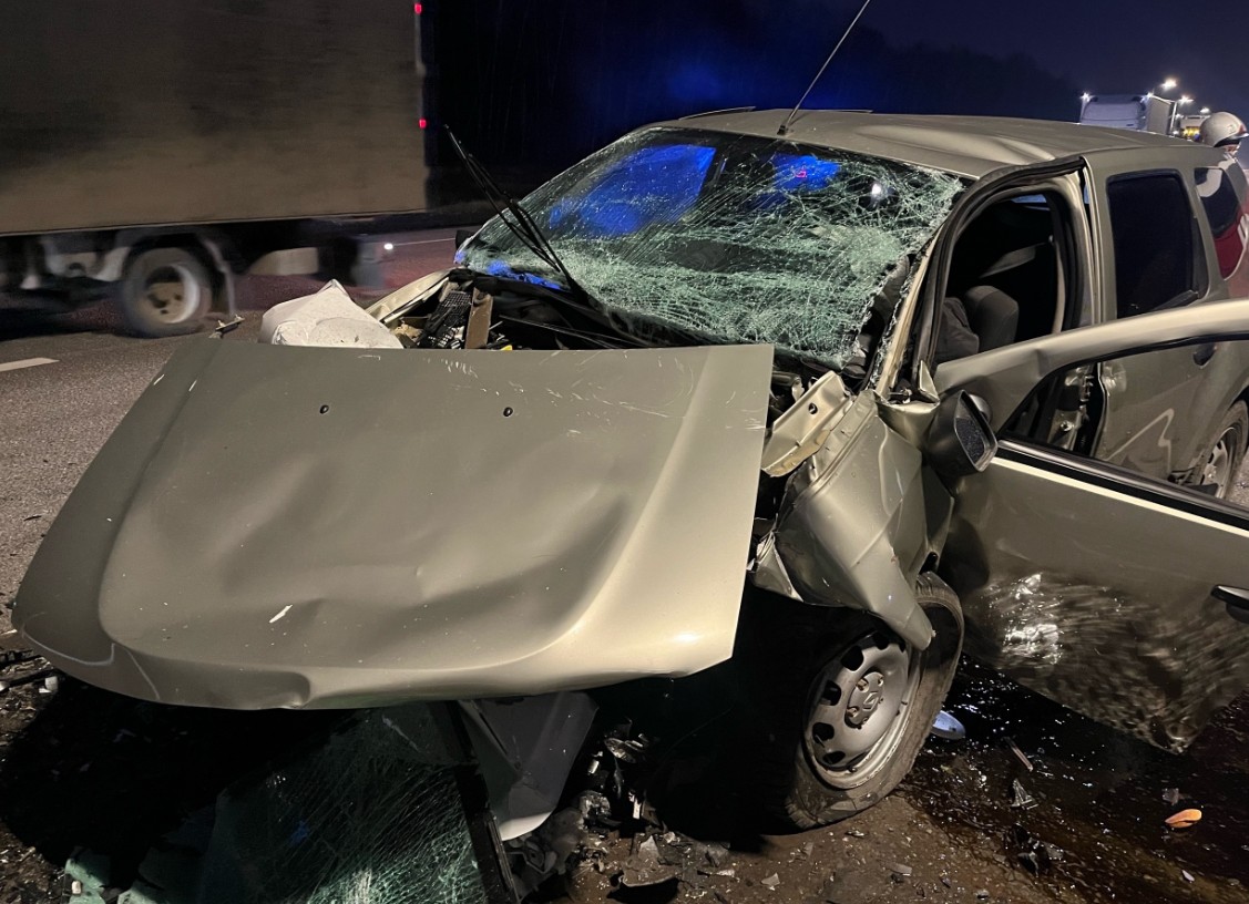 В Нижнеломовском районе на трассе М5 в жуткой аварии погибли три человека