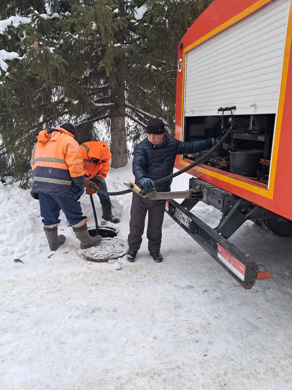 В Пензе за две недели января устранили почти 300 засоров на сетях водоотведения