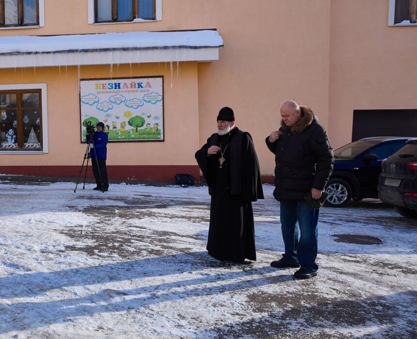 Вадим Супиков принял участие в чине освящения воды в Покровском соборе